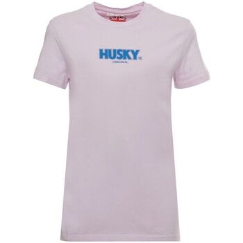 tekstylia Damskie T-shirty z krótkim rękawem Husky - hs23bedtc35co296-sophia Fioletowy