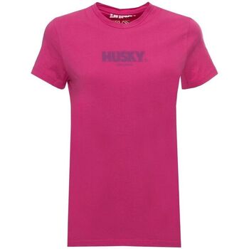 tekstylia Damskie T-shirty z krótkim rękawem Husky - hs23bedtc35co296-sophia Różowy