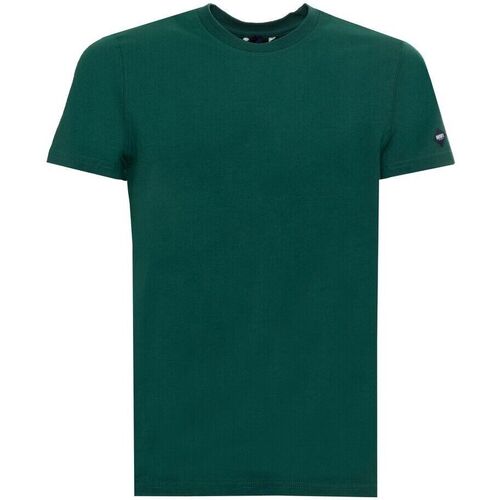 tekstylia Męskie T-shirty z krótkim rękawem Husky - hs23beutc35co186-vincent Zielony