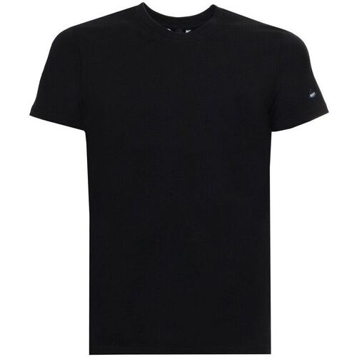tekstylia Męskie T-shirty z krótkim rękawem Husky hs23beutc35co186-vincent-c002-f46 black Czarny