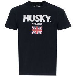 tekstylia Męskie T-shirty z krótkim rękawem Husky - hs23beutc35co177-john Niebieski