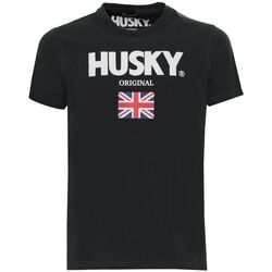 tekstylia Męskie T-shirty z krótkim rękawem Husky - hs23beutc35co177-john Czarny