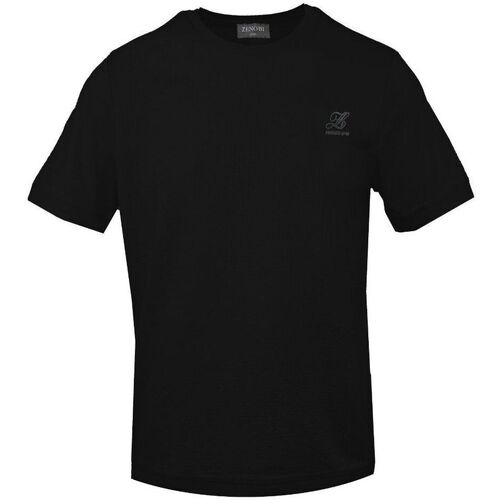 tekstylia Męskie T-shirty z krótkim rękawem Ferrari & Zenobi - tshmz Czarny