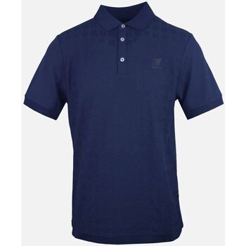 tekstylia Męskie Koszulki polo z krótkim rękawem Ferrari & Zenobi - pomz0 Niebieski