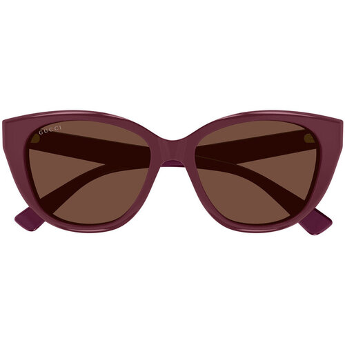 Zegarki & Biżuteria  Damskie okulary przeciwsłoneczne Gucci Occhiali da Sole  GG1588S 003 Bordeaux