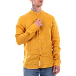 tekstylia Męskie Koszule z długim rękawem Yes Zee C512-UP00 Żółty