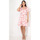 tekstylia Damskie Sukienki La Modeuse 71696_P168518 Różowy