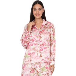 tekstylia Damskie Koszule La Modeuse 71701_P168529 Różowy