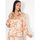 tekstylia Damskie Koszule La Modeuse 71703_P168533 Pomarańczowy