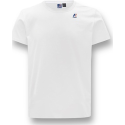 tekstylia Męskie T-shirty i Koszulki polo K-Way K007JEO 001 Biały