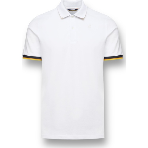 tekstylia Męskie T-shirty i Koszulki polo K-Way K7121IW 001 Biały