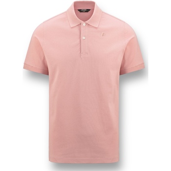 tekstylia Męskie T-shirty i Koszulki polo K-Way K5127BW W7C Różowy
