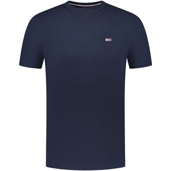 tekstylia Męskie T-shirty z krótkim rękawem Tommy Jeans DM0DM18649 Niebieski