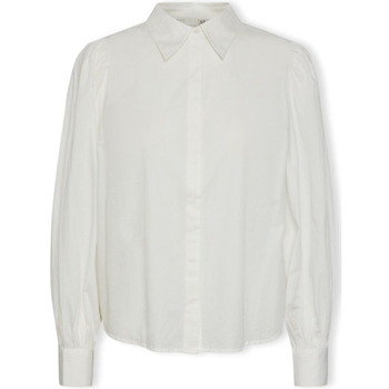 tekstylia Damskie Topy / Bluzki Y.a.s YAS Noos Philly Shirt L/S - Star White Biały