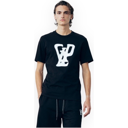 tekstylia Męskie T-shirty i Koszulki polo GaËlle Paris GAABM00119PTTS0043 NE01 Czarny