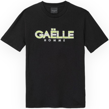 tekstylia Męskie T-shirty i Koszulki polo GaËlle Paris GAABM00113PTTS0043 NE01 Czarny