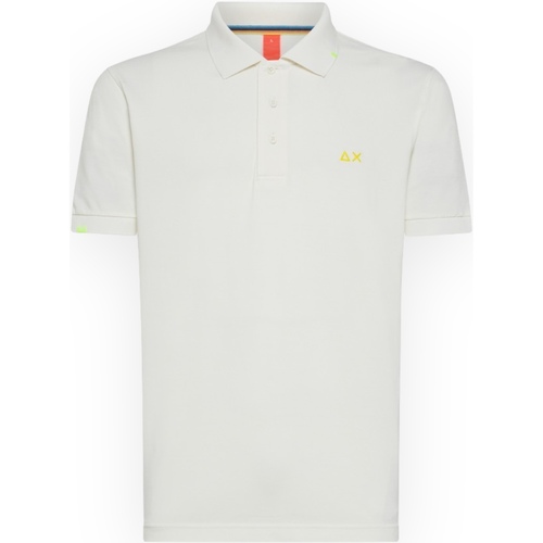 tekstylia Męskie T-shirty i Koszulki polo Sun68 A34143 31 Biały