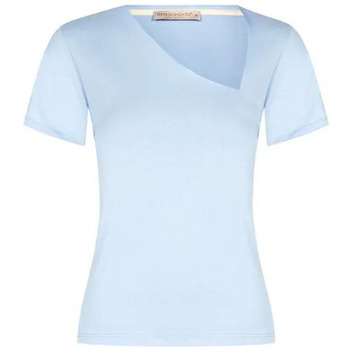 tekstylia Damskie T-shirty i Koszulki polo Rinascimento CFC0119323003 Celeste