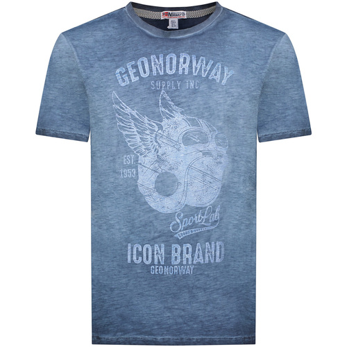 tekstylia Męskie T-shirty z krótkim rękawem Geo Norway SY1360HGN-Navy Niebieski