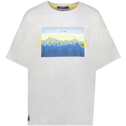 tekstylia Męskie T-shirty z krótkim rękawem Geographical Norway SY1369HGN-Blended Grey Szary
