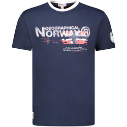 tekstylia Męskie T-shirty z krótkim rękawem Geographical Norway SY1450HGN-Navy Marine