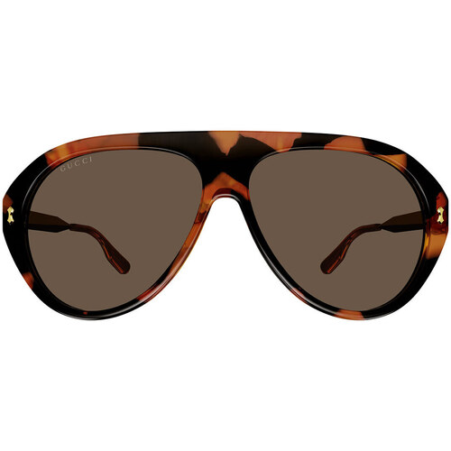 Zegarki & Biżuteria  okulary przeciwsłoneczne Gucci Occhiali da Sole  GG1515S 002 Brązowy