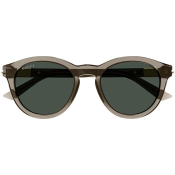 Zegarki & Biżuteria  okulary przeciwsłoneczne Gucci Occhiali da Sole  Web GG1501S 004 Brązowy