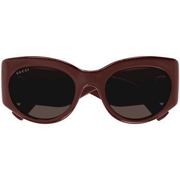 Zegarki & Biżuteria  Damskie okulary przeciwsłoneczne Gucci Occhiali da Sole  GG1544S 002 Bordeaux