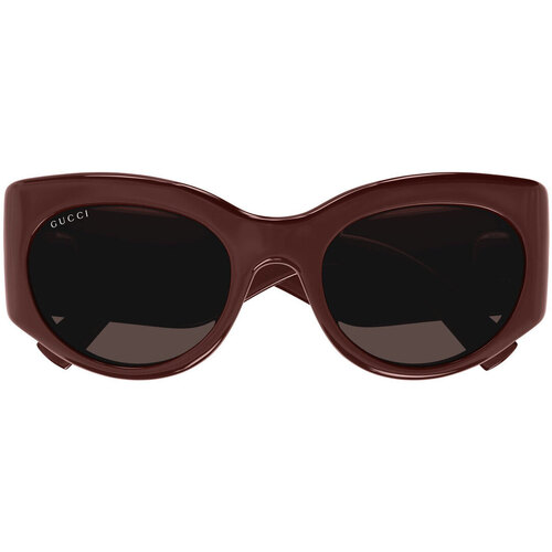 Zegarki & Biżuteria  Damskie okulary przeciwsłoneczne Gucci Occhiali da Sole  GG1544S 002 Bordeaux