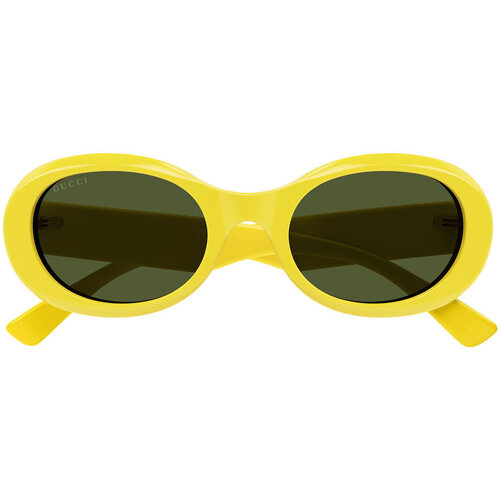 Zegarki & Biżuteria  okulary przeciwsłoneczne Gucci Occhiali da Sole  GG1587S 004 Żółty