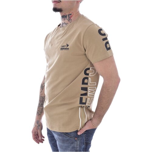 tekstylia Męskie T-shirty z krótkim rękawem Just Emporio JE-MEJIM-01 Beżowy