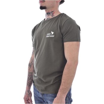 tekstylia Męskie T-shirty z krótkim rękawem Just Emporio JE-MILBIM-01 Zielony
