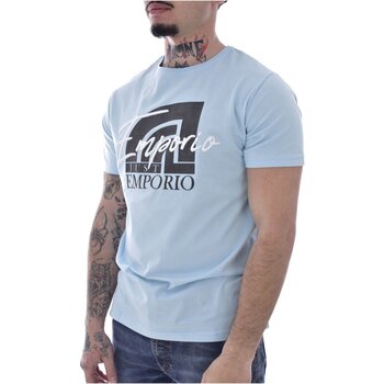 tekstylia Męskie T-shirty z krótkim rękawem Just Emporio JE-MILIM-01 Niebieski