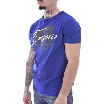 tekstylia Męskie T-shirty z krótkim rękawem Just Emporio JE-MILIM-01 Niebieski