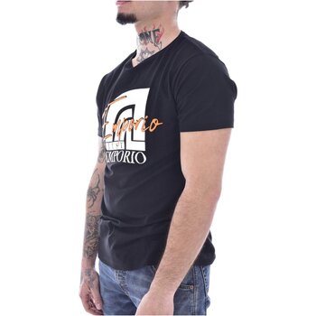 tekstylia Męskie T-shirty z krótkim rękawem Just Emporio JE-MILIM-01 Czarny