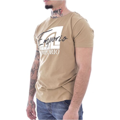 tekstylia Męskie T-shirty z krótkim rękawem Just Emporio JE-MILIM-01 Beżowy