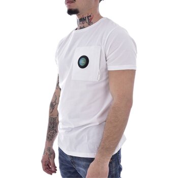 tekstylia Męskie T-shirty z krótkim rękawem Just Emporio JE-MOTIM-01 Biały