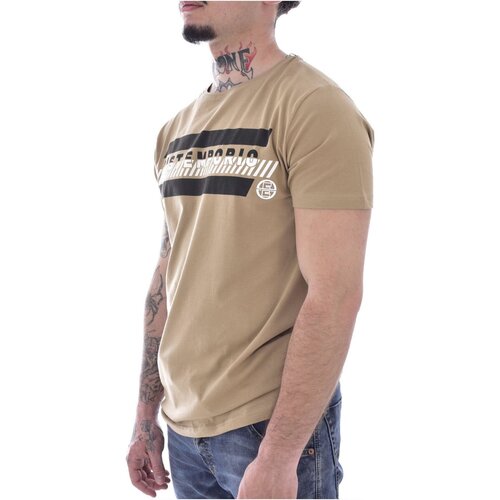 tekstylia Męskie T-shirty z krótkim rękawem Just Emporio JE-MELIM-01 Beżowy