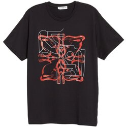 tekstylia Męskie T-shirty z krótkim rękawem Givenchy BM70WZ3002 Czarny
