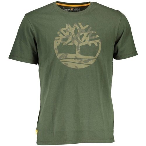 tekstylia Męskie T-shirty z krótkim rękawem Timberland TB0A2B6Z Zielony