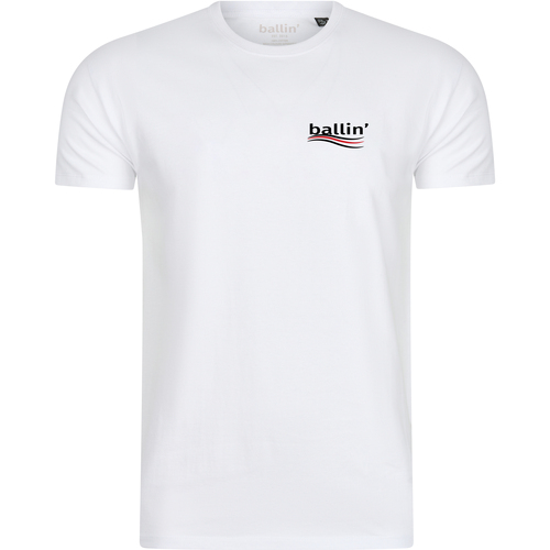 tekstylia Męskie T-shirty z krótkim rękawem Ballin Est. 2013 Ciaga Tee Biały