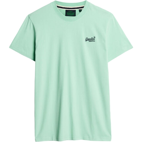 tekstylia Męskie T-shirty z krótkim rękawem Superdry 236503 Zielony