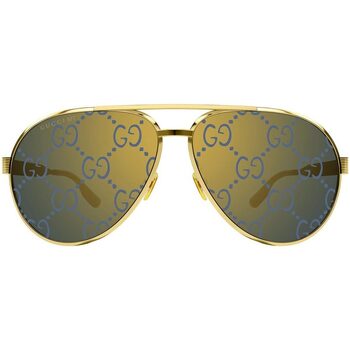 Zegarki & Biżuteria  okulary przeciwsłoneczne Gucci Occhiali da Sole  GG1513S 005 Złoty