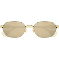 Zegarki & Biżuteria  okulary przeciwsłoneczne Gucci Occhiali da Sole  GG1593S 002 Złoty