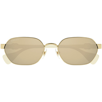 Zegarki & Biżuteria  okulary przeciwsłoneczne Gucci Occhiali da Sole  GG1593S 002 Złoty