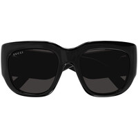 Zegarki & Biżuteria  okulary przeciwsłoneczne Gucci Occhiali da Sole  GG1545S 001 Czarny