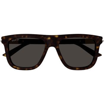 Zegarki & Biżuteria  Męskie okulary przeciwsłoneczne Gucci Occhiali da Sole  Web GG1502S 002 Brązowy