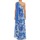 tekstylia Damskie Sukienki długie Manoukian 613356 Niebieski