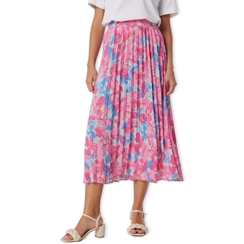 tekstylia Damskie Spódnice Only Alva Midi Skirt - Azalea Pink Różowy