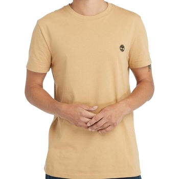 tekstylia Męskie T-shirty z krótkim rękawem Timberland 236595 Brązowy